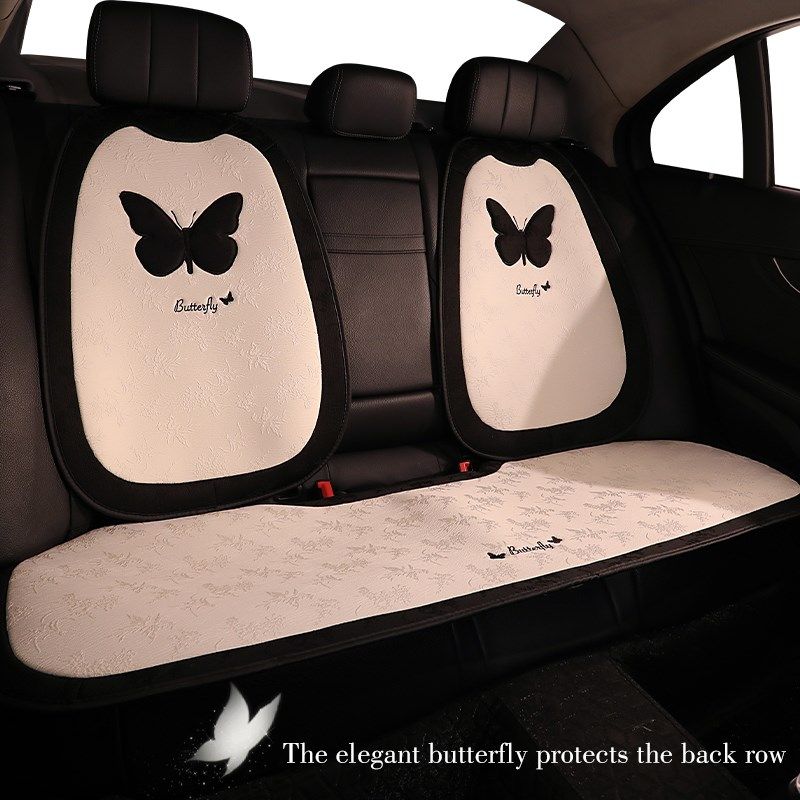 网红女神汽车坐垫四季半包座套国风蝴蝶结坐垫套高级感车内座垫女,汽车用品/电子/清洗/改装,专车专用座套/座垫,淘宝优惠券,粉丝福利购,淘宝优惠卷