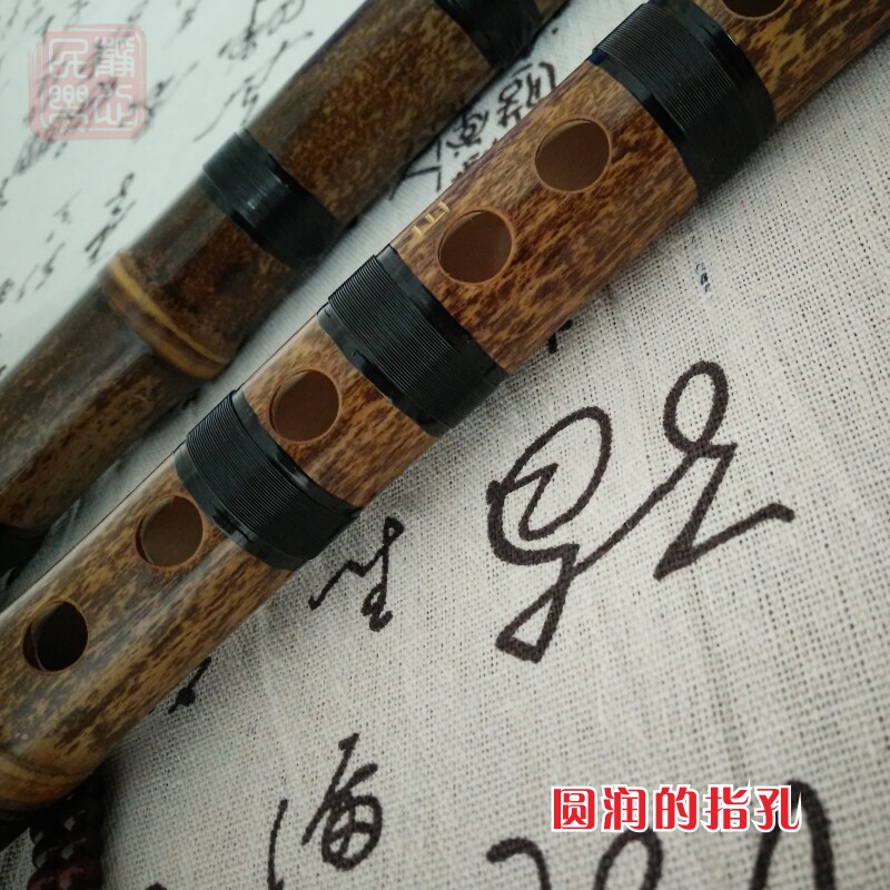 紫竹竖笛竹子口笛6孔儿童初学无膜笛成人哨笛专业葫芦笛顺笛子乐