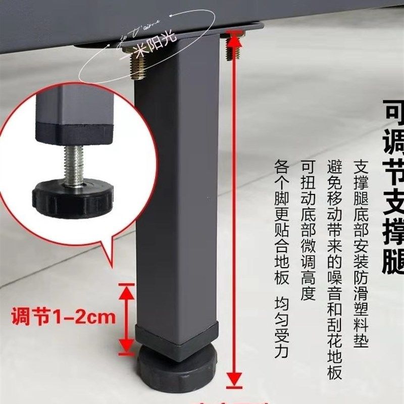 钢木排骨架皮床布床龙骨架简易床铺板席梦思支撑架1.8米1.5全实木