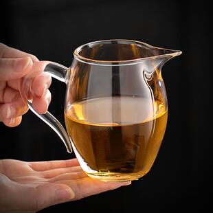 公道杯玻璃加厚耐热分茶器高档过滤泡茶茶具日式茶海公杯茶漏套装
