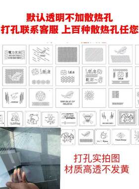 机箱侧透亚克力侧板磁吸式 高透明有机玻璃适用微星新锐X1 打螺丝