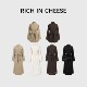 含腰带 RICHINCHEESE 风衣 高级感一粒扣慵懒感长款 慵懒风衣