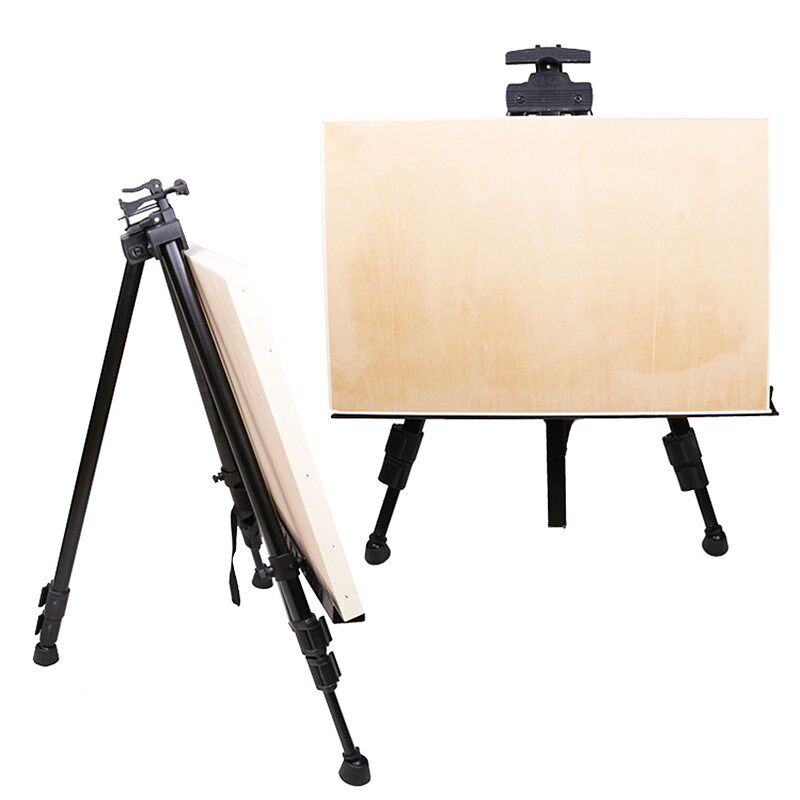 画架支架式折叠画板4k便携素描写生套装铁画架可伸缩三角画画用品