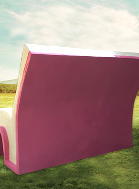 户外室内广场大商场座凳子玻璃纤维雕塑美陈休闲椅子装饰书法椅摆