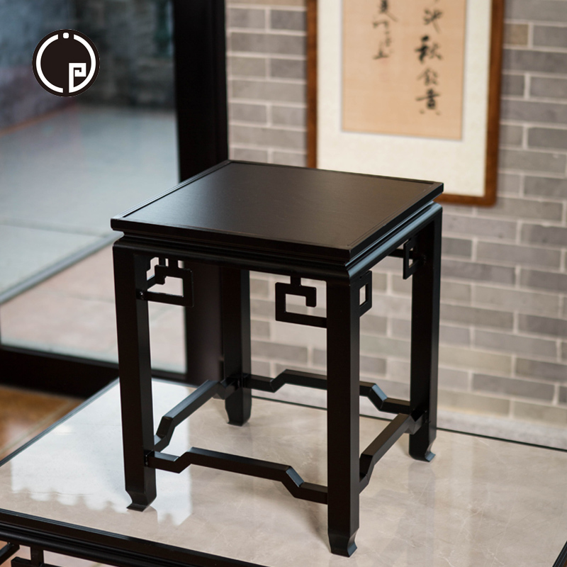 新中式铝合金盆景花架子户外植物架阳台绿植架室内轻奢艺术摆件架