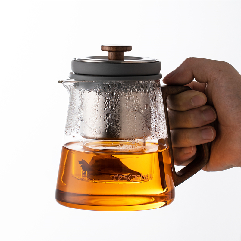 飘逸杯泡茶壶全玻璃内胆煮茶壶过滤冲茶器茶水分离办公室泡茶神器