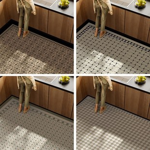 厨房专用地垫整铺防滑满铺地毯可擦免洗大尺寸定制防水防油脚垫子