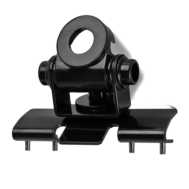 车载电台对讲车机天线不锈钢防盗卡夹边通用型支架底座RB-400配件