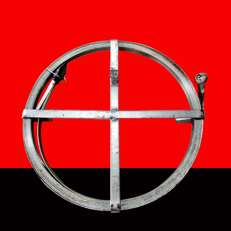 2.5公分通阴沟窨井下水道疏通钢带室外管道疏通器化粪池钢条铁片