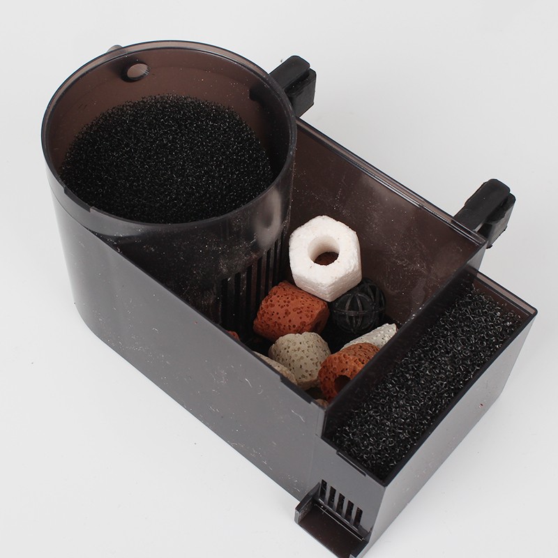 超静音小鱼缸过滤盒乌龟龟缸过滤器净水养龟外置四合一上滤过滤槽