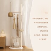挂衣架卧室落地衣帽架客厅高级立式 金属置衣架卧室不占空间晾衣架
