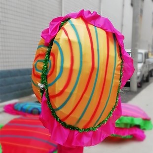 新款扭秧歌海水蚌河蚌壳精贝壳蛤蜊舞台表演出服装庙会红社火道具