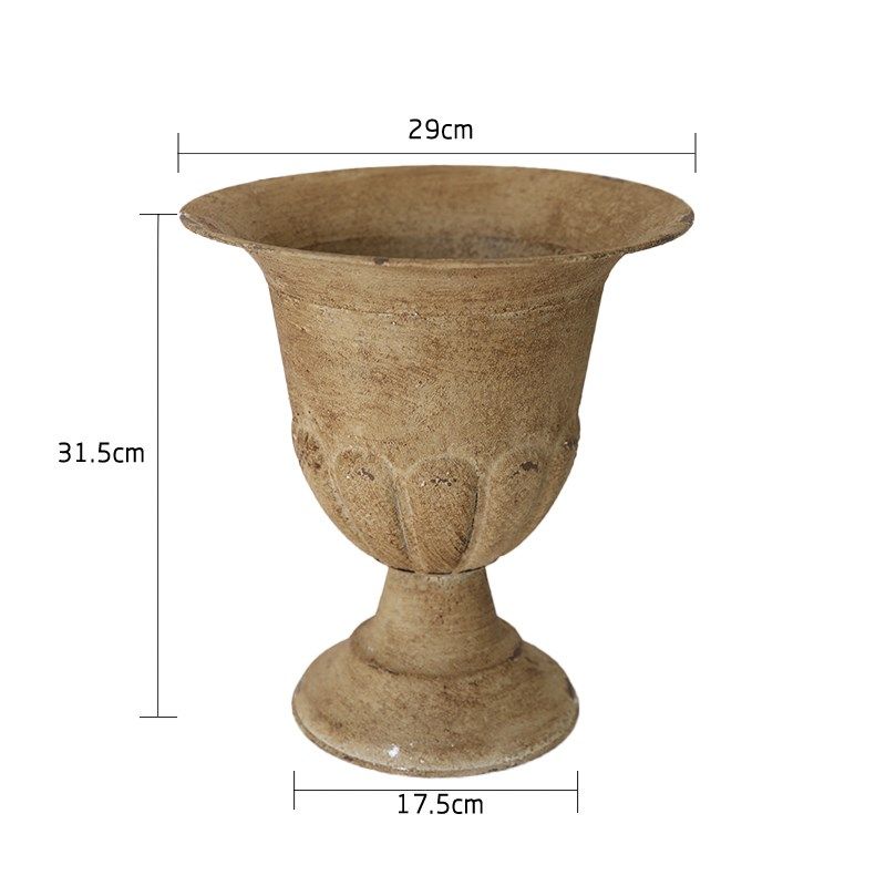 爱上花园 园艺杂货 花园做旧装饰做旧花盆铁皮喇叭奖杯,家居饰品,装饰摆件,淘宝优惠券,粉丝福利购,淘宝优惠卷