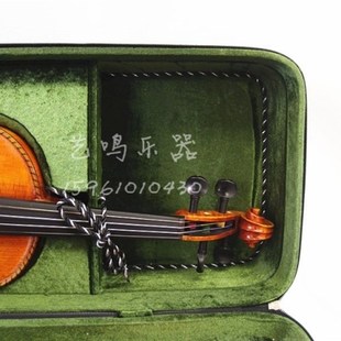 艺鸣乐器-航空版夹木质夹板双两只装小提琴盒 上飞机随身带登机箱