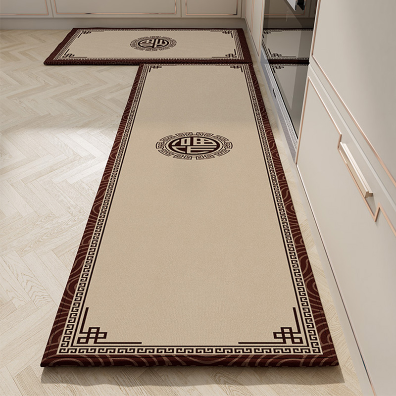 厨房地垫防滑防油可擦免洗吸水垫子入户门垫进门脚垫家用耐脏地毯