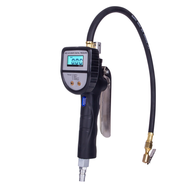 抽真空胎压表 汽车轮胎气压表计电子高精度数字显式加打充气枪