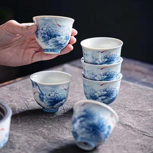 客厅家用轻奢高档陶瓷功夫茶具整套茶杯 瓷理陶里珐档琅彩茶具套装