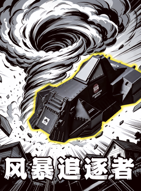 风暴追逐者龙卷风拳击手TIV2龙卷风拦截车统治者模型摆件孩子礼物