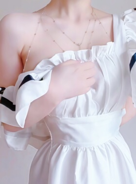 胸链显波器锁骨链项链辣妹身体后背链绝美性感穿搭配饰镶钻男女款