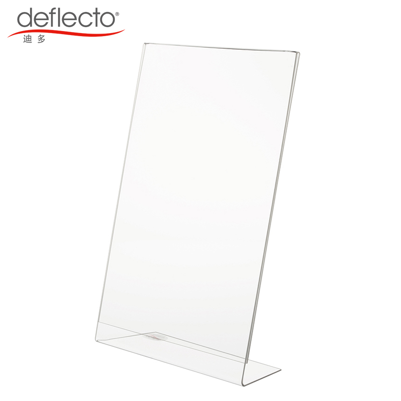 整箱十二件 迪多L型广告展示夹餐厅菜单牌会议牌台牌 A4竖47401-R
