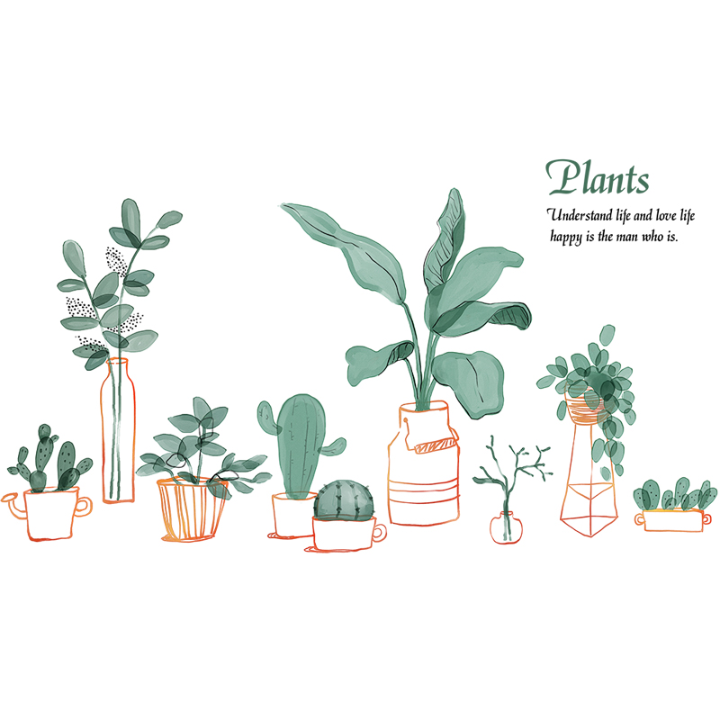 踢脚线自粘墙纸3d立体墙贴画卧室装饰温馨女孩房间布置小清新贴纸