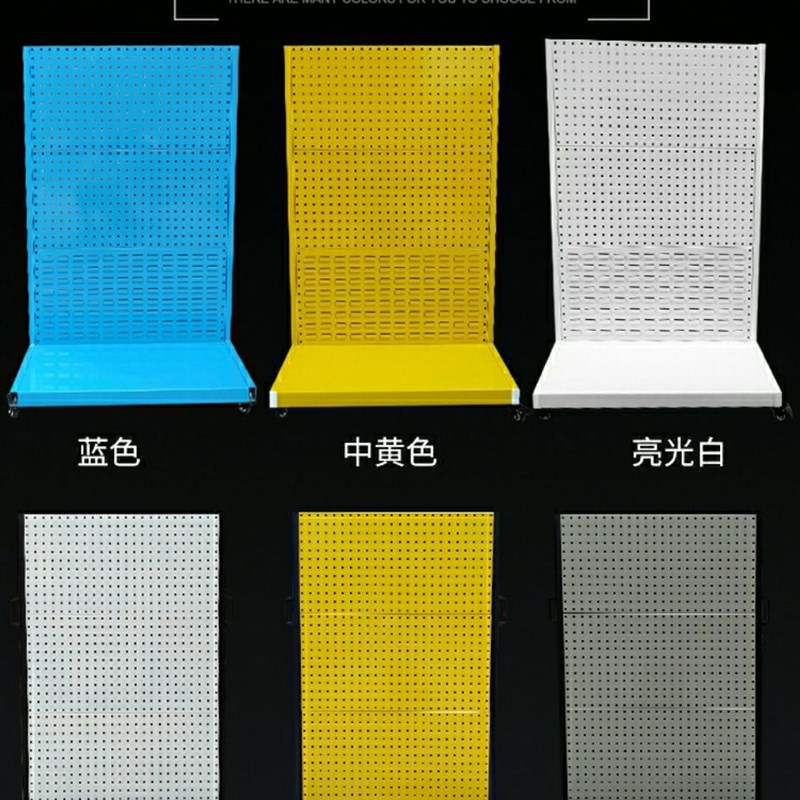 五金工具架双面多功能物料整理架子车间移动货架螺丝盒收纳展示架