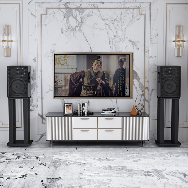 音箱脚架8寸10寸12寸15寸舞台落地书架音响避震底座金属支架