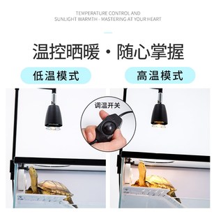 乌龟缸大型家用带晒台带盖超白玻璃鱼缸生态混养缸发色缸