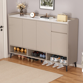 实木岩板鞋 架 柜现代简约家用小户型进门玄关柜储物柜门口收纳柜鞋