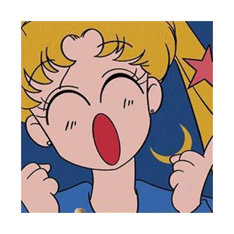 数字油画diy填充油彩画美少女战士填色画数学手工手绘画装饰定制