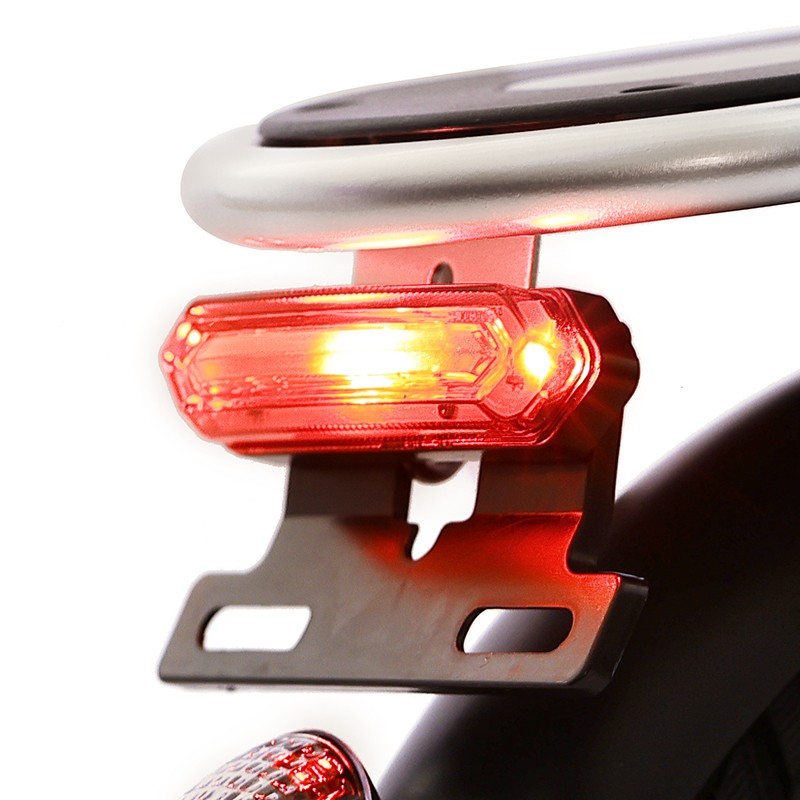 电动车折叠代驾车36v48v60vLED刹车灯行车灯转向尾灯红蓝爆闪通用