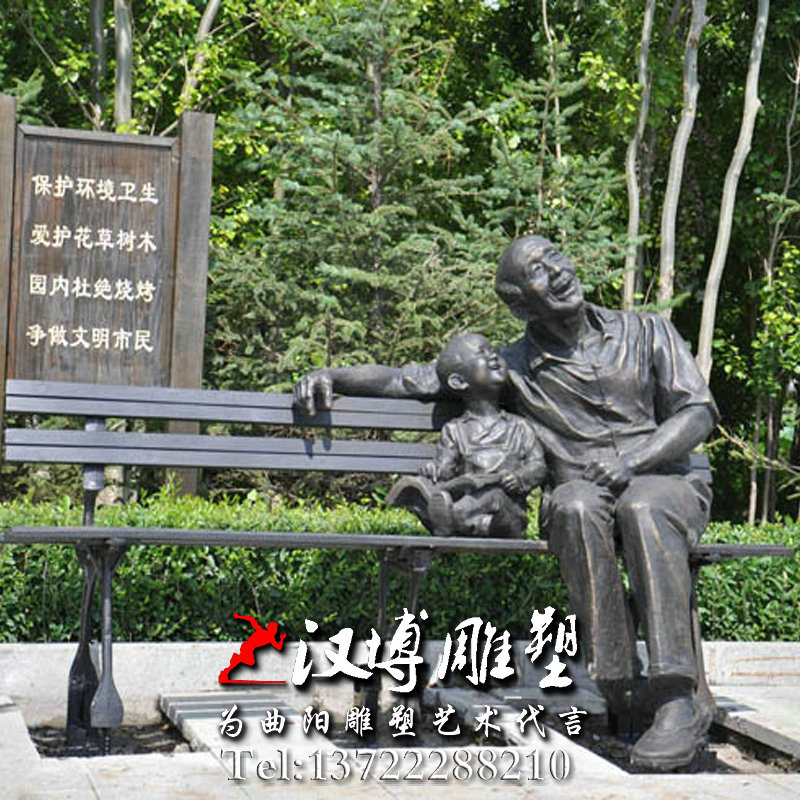 玻璃钢仿铜人物雕塑商业步行街铸铜西方人物雕像景观广场铜雕人物