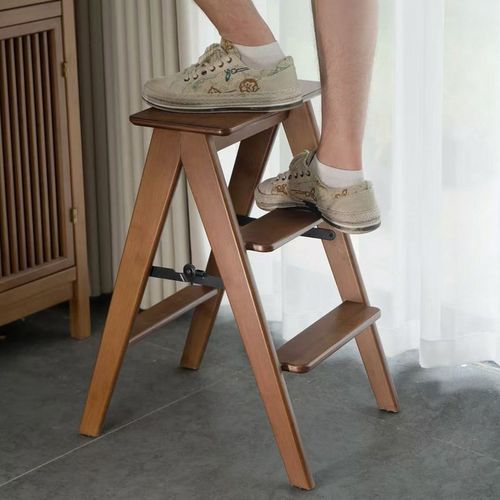 加厚加粗登高梯凳家用爬梯人字梯小型轻便可折叠梯子凳子两用合梯