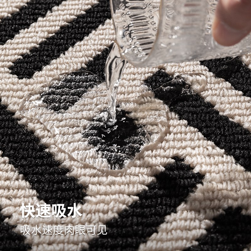 浴室地垫卫生间门口进门入户防滑脚垫子硅藻丝洗手间厕所地毯