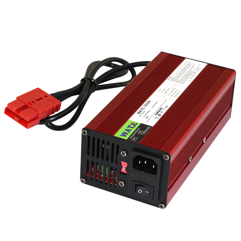 14.6V20A充电器 4S 12V磷酸铁锂电池适用 智能红色铝壳  充满自停