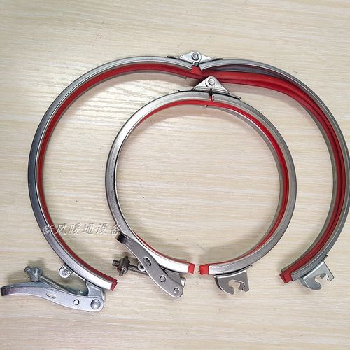 304不锈钢快箍卡m箍风管抱箍翻边管快装镀锌快卡帆布管速可调定制