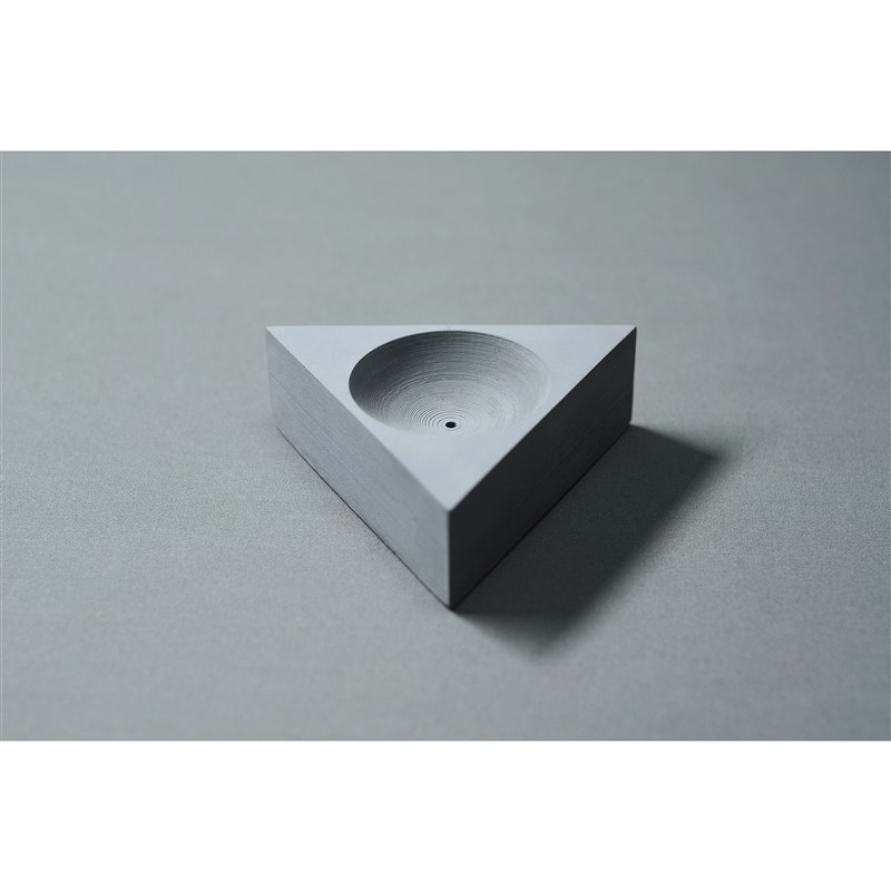 礼枝丨三角几何清水混凝土香薰香插侘寂装饰功能摆件