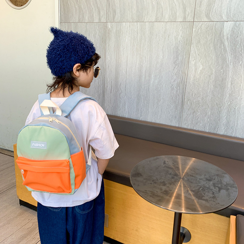 幼儿园小书包儿童背包3岁5岁女男孩韩版轻便尼龙双肩包外出背包潮