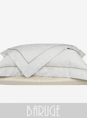 样板间床品白色机理主次卧床品四件套北欧简约床品多件套  布瑞格