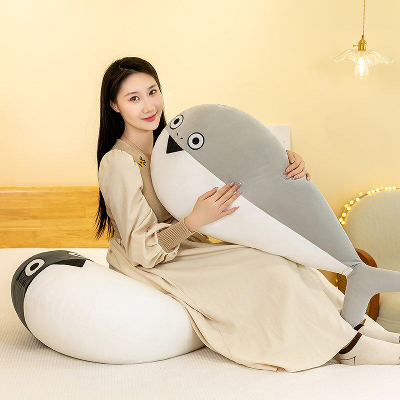 网红萨卡班甲鱼闲鱼玩偶生日礼物女生毛绒布娃娃睡觉抱睡公仔抱枕