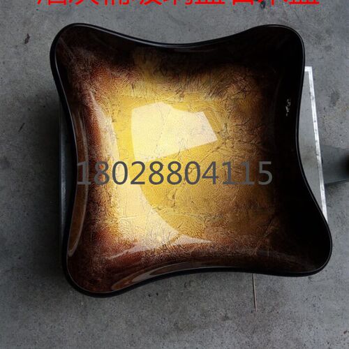 烟灰桶烟灰皿垃圾桶盆玻璃盆石米盆烟灰缸烟灰盆垃圾桶盆古典