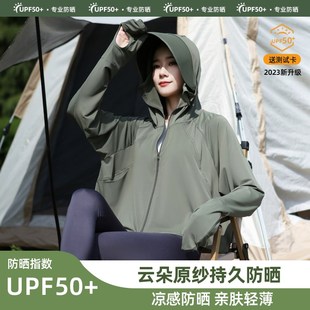 戴脖子口罩手套款 2024新款 可拆卸头盔面罩 防晒衣女款 带防晒帽子