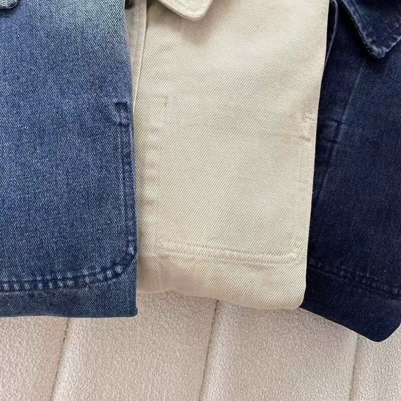 试衣间日单2024秋新款复古多口袋情侣牛仔休闲茄克宽松外套469777,男装,牛仔外套,淘宝优惠券,粉丝福利购,淘宝优惠卷