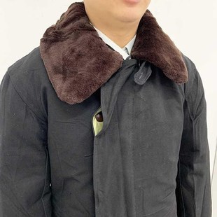 59地勤皮棉服男冬季防寒保暖加厚羊皮纯棉上皮下棉衣棉裤外罩套装