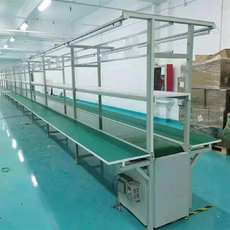 生产线皮带输送机组装输送带传送机拉线流水线操作台防静电工作台