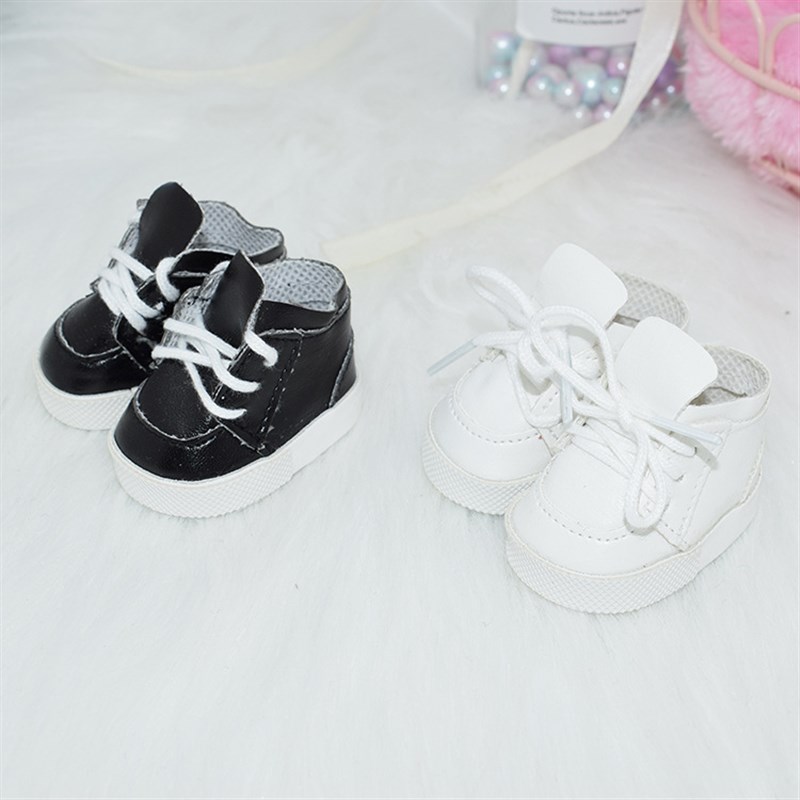 现货娃用鞋子20cm胖胖体棉花娃娃玩偶公仔鞋子运动休闲鞋小白鞋