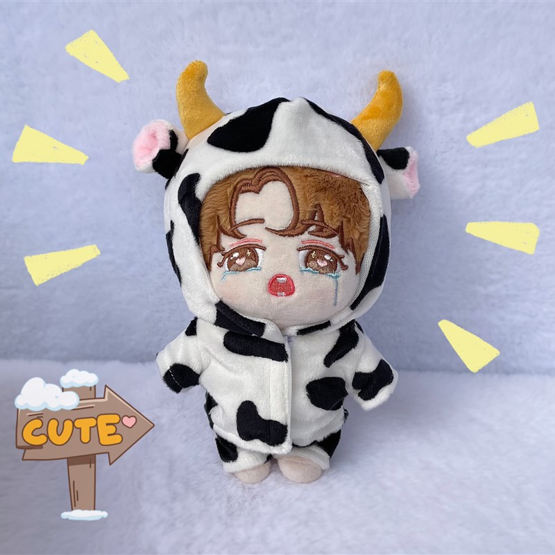 棉花娃娃10cm15cm20cm娃娃衣服超萌可爱便宜换装玩偶公仔无属性