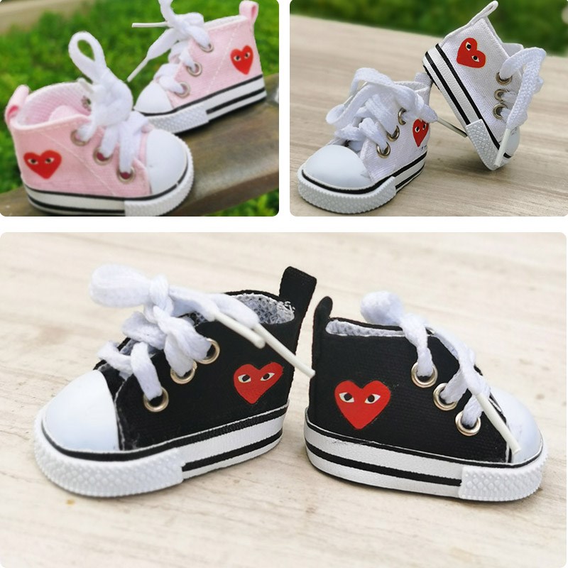 现货 百搭娃用鞋子棉花娃娃毛绒玩具玩偶公仔休闲运动帆布鞋