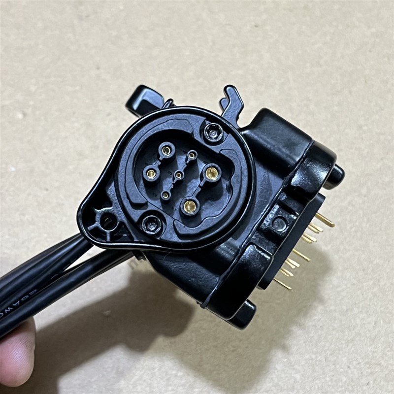 大G捷中置电动助力自行车车架用充电接口插口底座