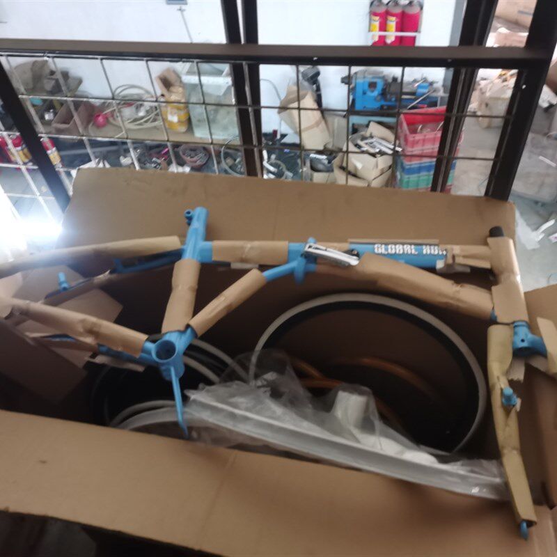 超级超值 铬钼钢20寸v刹折叠自行车架带前叉一套